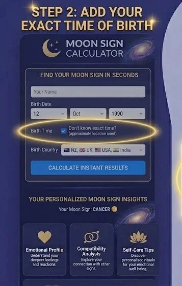 Moon Sign birth time